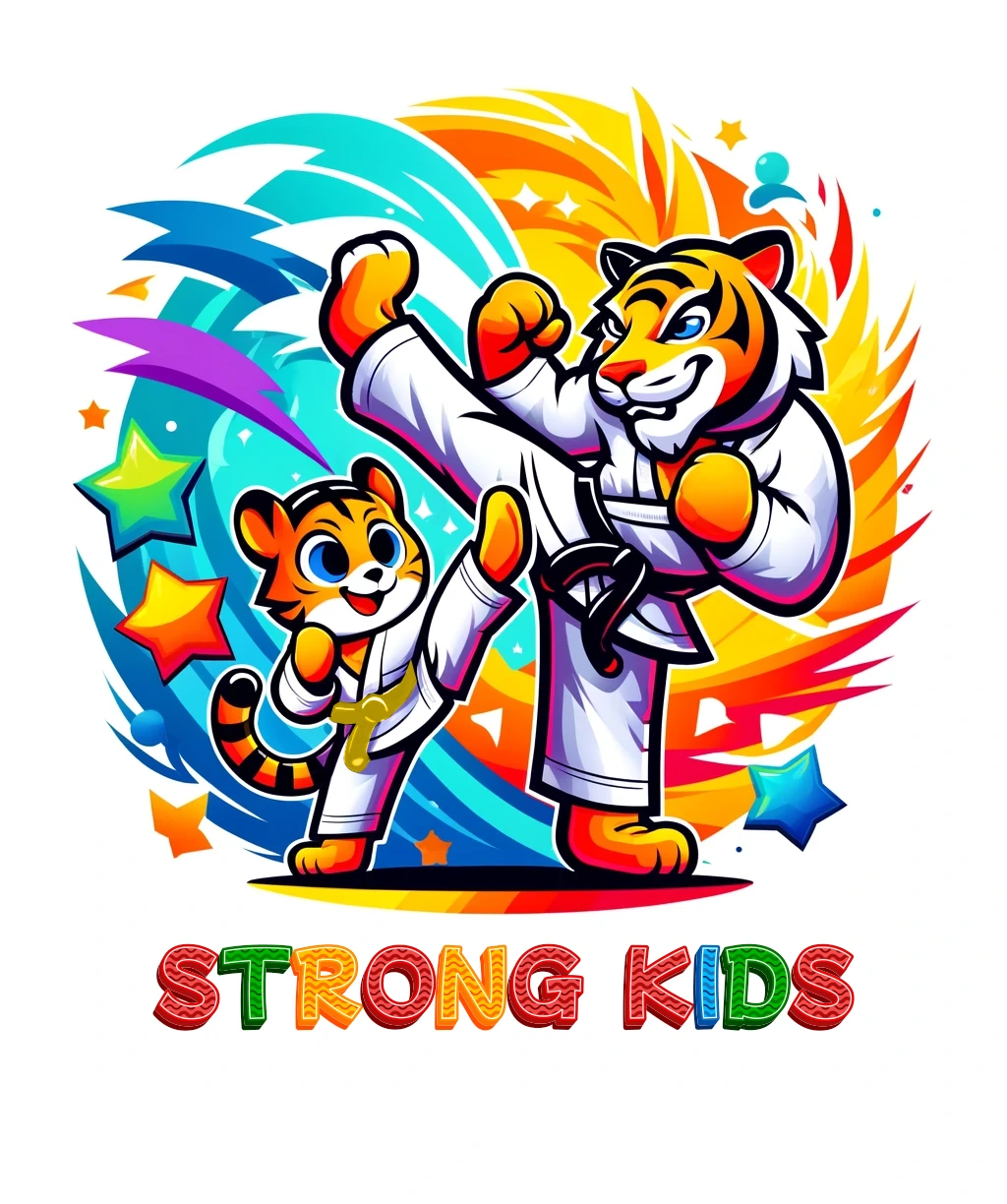 Ein Strong Kids Trainer hält einen Vortrag vor einer Gruppe von Erwachsenen.